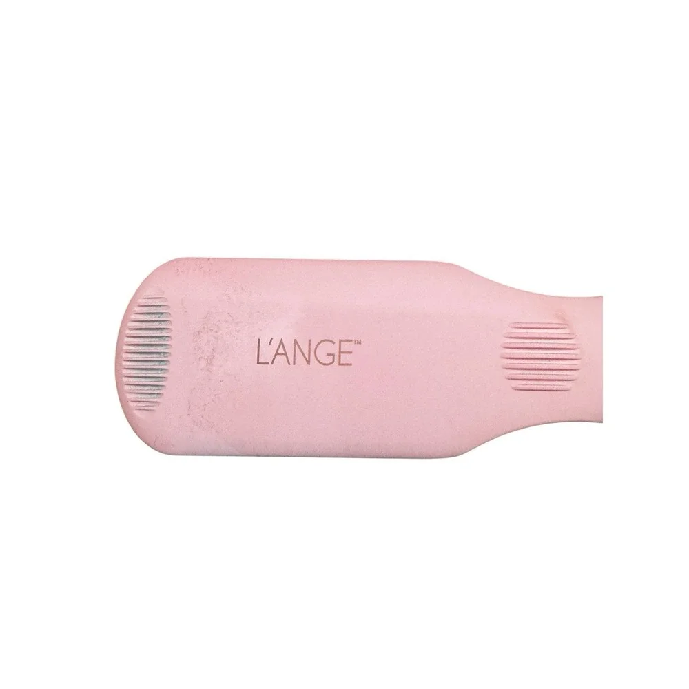 L'ange Le Vite Hair Straightening Brush Blush Pink Ceramic Digital Heat Control
